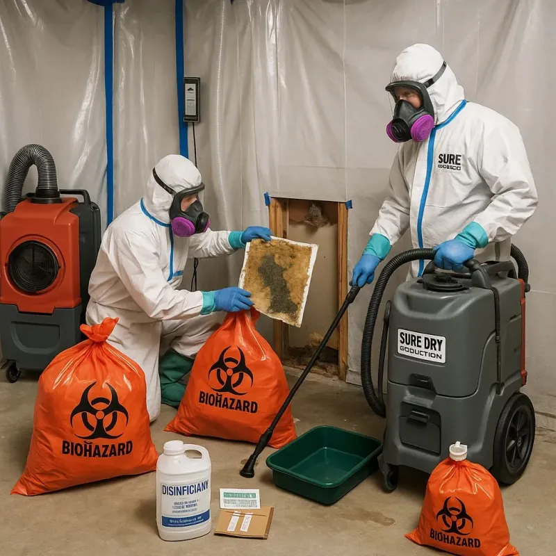 Contaminated Water Handling Protocols process in Pilot Mountain, NC