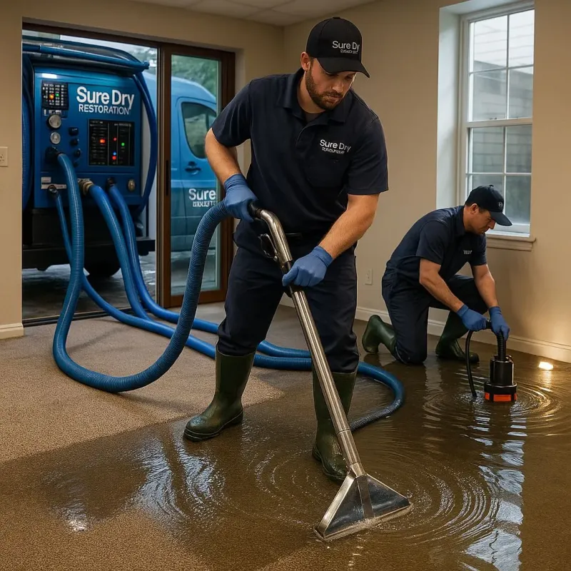 Water Extraction and Removal process in Pilot Mountain, NC
